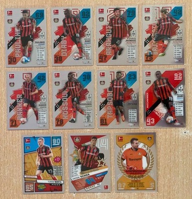 Topps Match Attax Chrome Bundesliga 21/22 - Bayer 04 Leverkusen Full Team Set