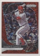 2020 Panini Prizm Tier II Quick Pitch Red Donut Circle 35/99 Eugenio Suarez 1u6