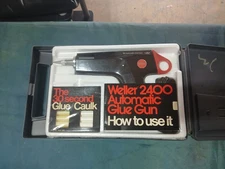 Vintage Weller Automatic Glue Gun Kit Model 2400K With Carry Case.