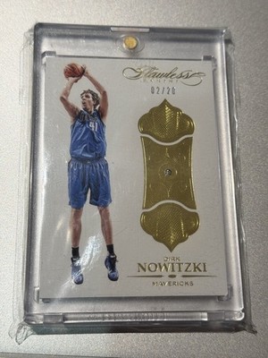 2015-16 Panini Flawless Dirk Nowitzki Diamonds Gold /20
