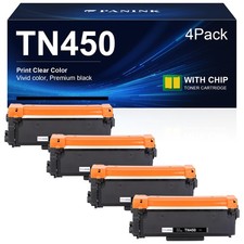 Toner Cartridge for Brother TN450 TN-450 TN420 TN-420 Black Toner Cartridge u...