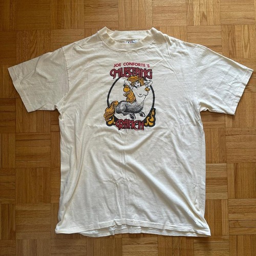 Vintage 80s Joe Conforte's Mustang Ranch brothel house shirt Large