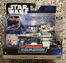 Star Wars Micro Galaxy Squadron Wedge Antilles's Damaged X-Wing  0087 Chase