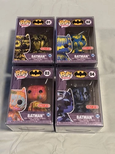 Funko Batman Artist Series Target Exclusive Original Releases #s 1, 2, 3 & 5