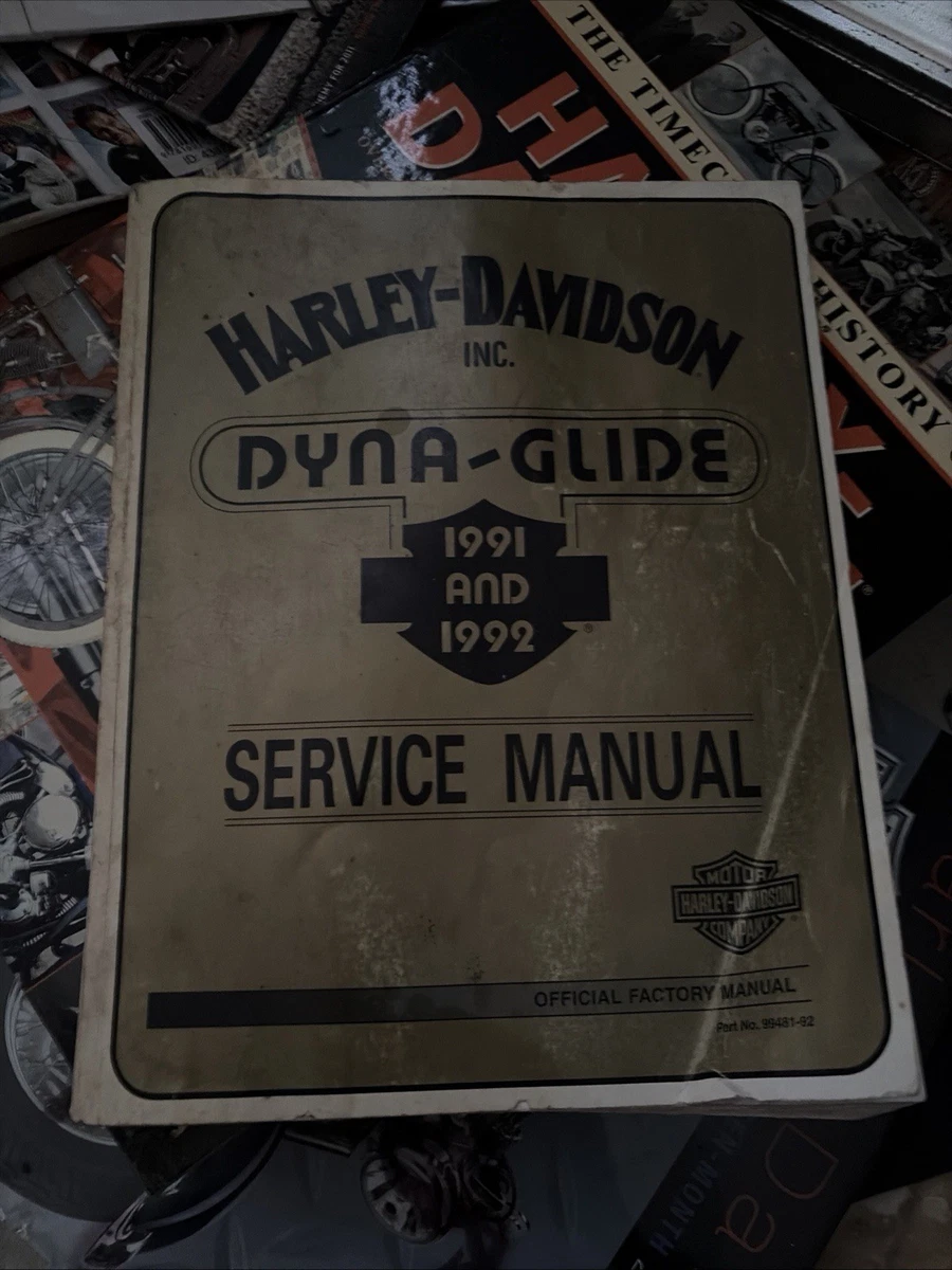 Harley-Davidson 1992 Repair Motorcycle Manuals and Literature for