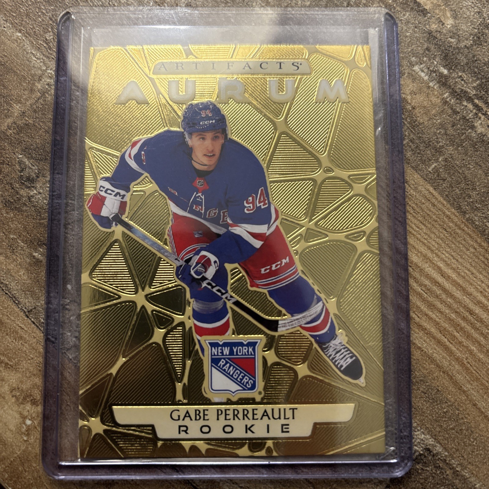 2025-26 Upper Deck Artifacts Aurum Rookie #33 Gabe Perreault