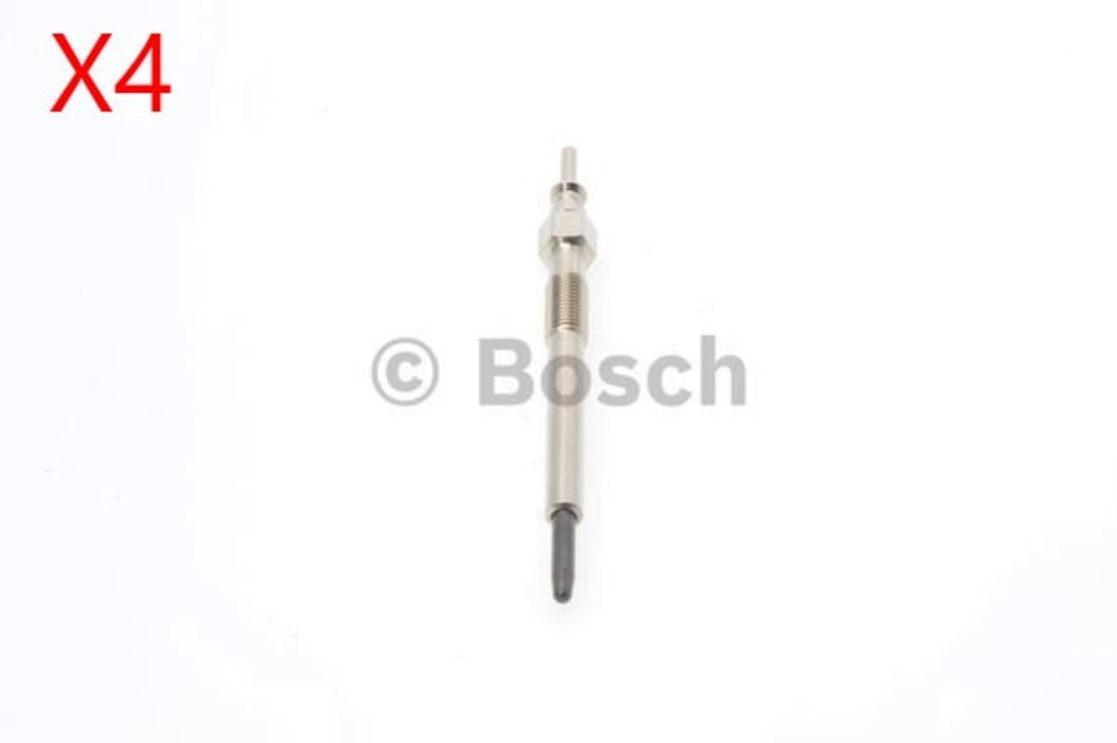 BOSCH Glow Plug SET 4pcs Fits HONDA OPEL Meriva Astra G Corsa Combo 1.7L 2000-