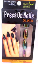 Press on nails Halloween Evil Witch Medium 24ct