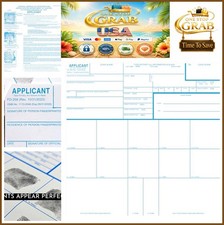 Fingerprint Cards FD-258 Applicant 50 Pack 10/31/2023 Employment Immigration
