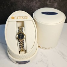 Two-Tone Ladies Quartz Watch with Black Dial — listing 5