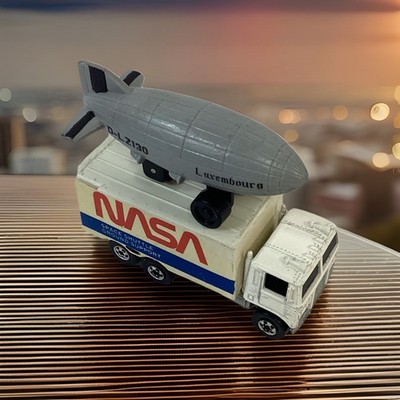 Hot Wheels 1979 NASA Space Shuttle Highway Hauler & Disney Luxembourg Blimp