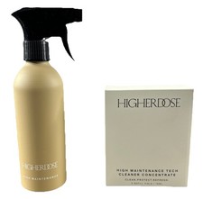 NEW Sealed HigherDOSE High-Maintenance Tech Cleaner Kit Spray Bottle & Refills