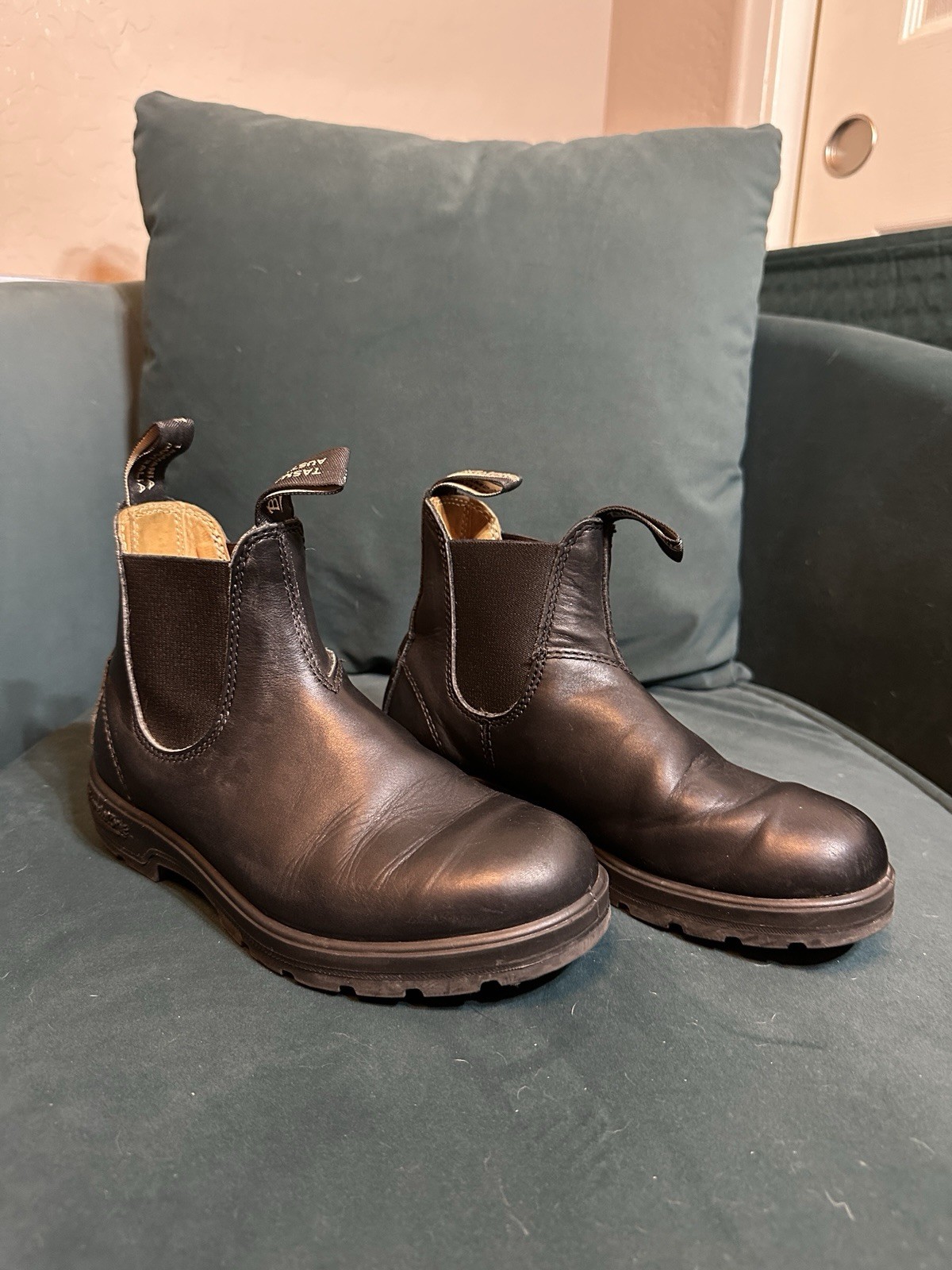 Blundstone Womens Original Black Chelsea Boots AU Size 4-image