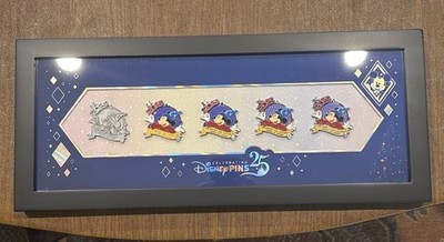 Celebrating Disney Pins 25 Year Trading Progression Sorcerer Mickey Frame Set LE
