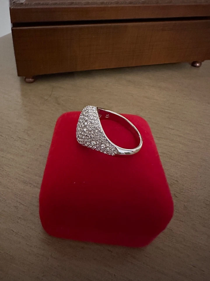 anillo cristal swarovski talla 8 nuevo Foto 3 de 4