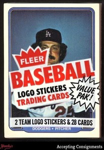 1982 Fleer Baseball Sealed Cello Value Pack -  RC Rookie & Stickers ?