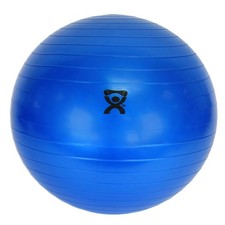 CanDo Inflatable Exercise Ball 105cm Blue Non Slip for Home Gym Office Use