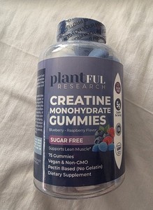 Plantful Research Creatine Monohydrate Sugar Free Gummies
