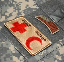 AFSOC TCCC PEDRO MEDEVAC COMBAT RESCUE vêlkro⭐MEDIC Red Cross Crescent +⭐US Flag