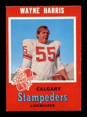 1971 O-Pee-Chee CFL #123 Wayne Harris   EXMT+ X3581586