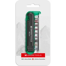 PB Swiss PB 470.Green CN BikeTool: Pocket Tool With 9 Screwdriving Tools