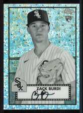 2021 Topps Chrome Platinum Black and White Mini Diamond #108 Zack Burdi