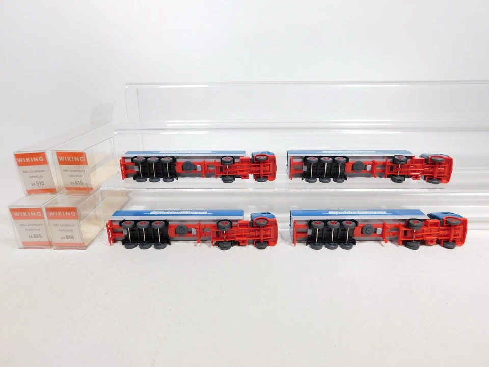 4X H0 1:87 24 515 Sattelzug Mercedes Spedition Dören Mint Box #DD710-0,5 - Photo 3/4