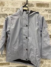 Hunter Kids Rain Jacket Size Medium 4/5 in Blue