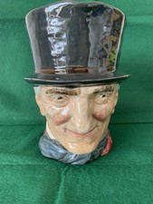 Royal Doulton JOHN PEEL Black Orange Riding Crop Character Jug D5612