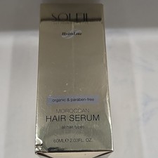 Soleil HydroLine Moroccan Hair Serum Anti-Frizz Shine Paraben-Free 2.03oz