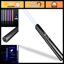 Rechargeable RGB Lightsaber with Metal Hilt Sound Effects - 7 Colors