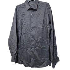 Van Heusen Shirts Size XL Dark Gray Ultra Wrinkle Free Regular Fit Stretch. New
