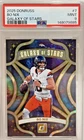 2025 Panini Donruss - Galaxy of Stars Bo Nix #7 - PSA Mint 9