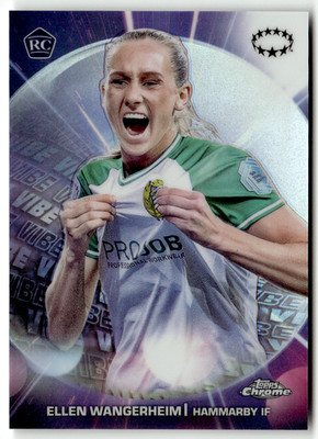Topps Champions League Chrome 2025 No. VB-3 Ellen Wangerheim Rookie Vibe