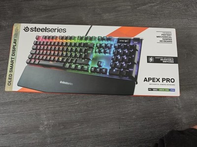 SteelSeries Apex Pro Gaming Tastatur, QWERTZ, Schwarz, Sehr Guter Zustand