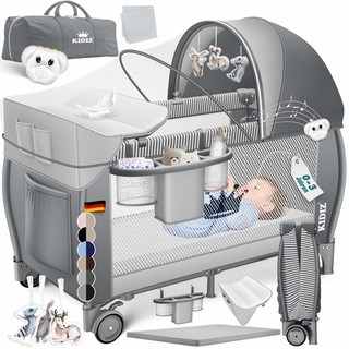 RETOURE Babybett 3in1 Kinder Baby Reisebett Kinderreisebett Kinderbett Laufstall