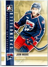 #119 John Moore, Springfield Falcons 2011-12 In The Game Heroes and Prospects