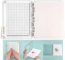9.3X8Inch Precise Stamp Platform with Grid Lines Grip Matfor Accurate Craft Stam