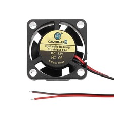 Cooling Fan 3D Printer 12V 2510 25x25x10mm Black