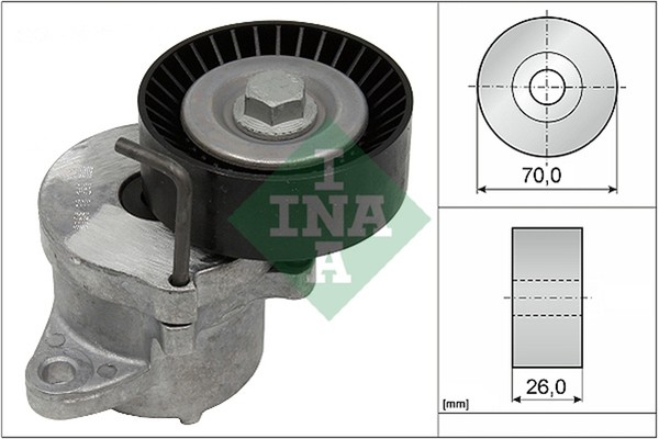 Riemenspanner Keilrippenriemen Schaeffler INA 534 0439 10 FüR Opel Chevrolet P10-image