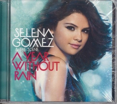 SELENA GOMEZ & THE SCENE : A YEAR WITHOUT RAIN (CD) DISC + CVR ART - NO CSE - VG
