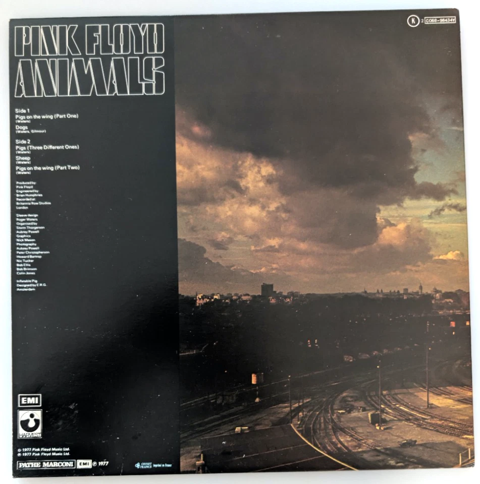Mint Pink Floyd Animals 1977 French Pink Vinyl Tirage Limited Pressing - Photo 3/4
