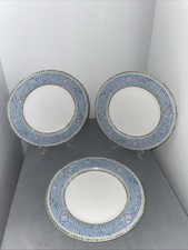 3 x assiettes latérales Westbury Court fine Chine Napoli bleu 6 cm