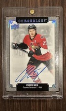 2019-20 Upper Deck Chronology Franchise History Auto Chris Neil #FH-OT-CN Auto