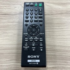 SONY RMT-D187A DVD Player Remote Original Genuine OEM Black Tested EUC