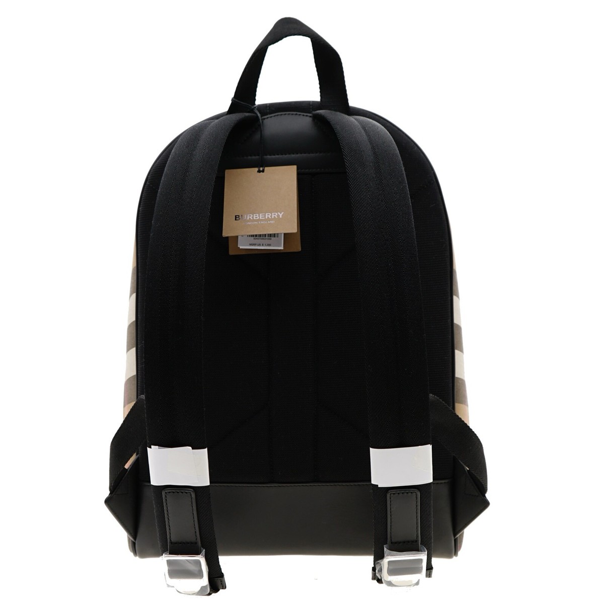Burberry Jeff Backpack Check Canvas New | eBay