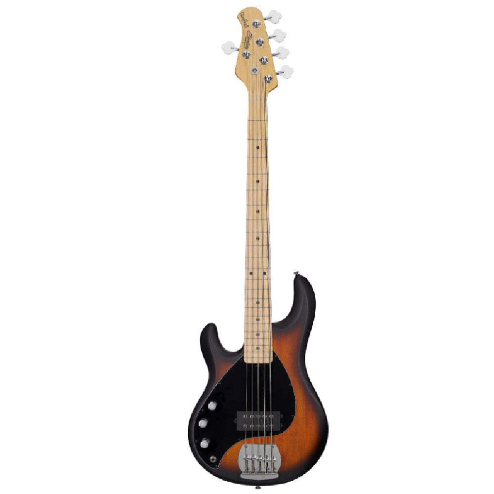 Sterling RAY5LH-VSBS StingRay Ray5 Series Left Handed 5-String Electric Bass, Vi
