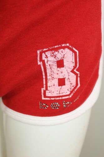 XS BEBE Set of 3 Shorts Workout Comfortable Blue Red White Varsity Sport Athlete - Picture 9 of 12