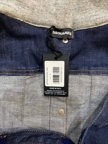 DSQUARED2 Poldo Denim Dog Jacket Size 4 - Picture 9 of 14