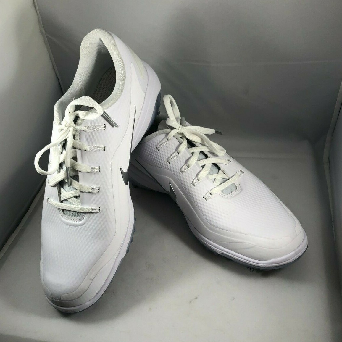Size 9 - White Soft Spikes - New